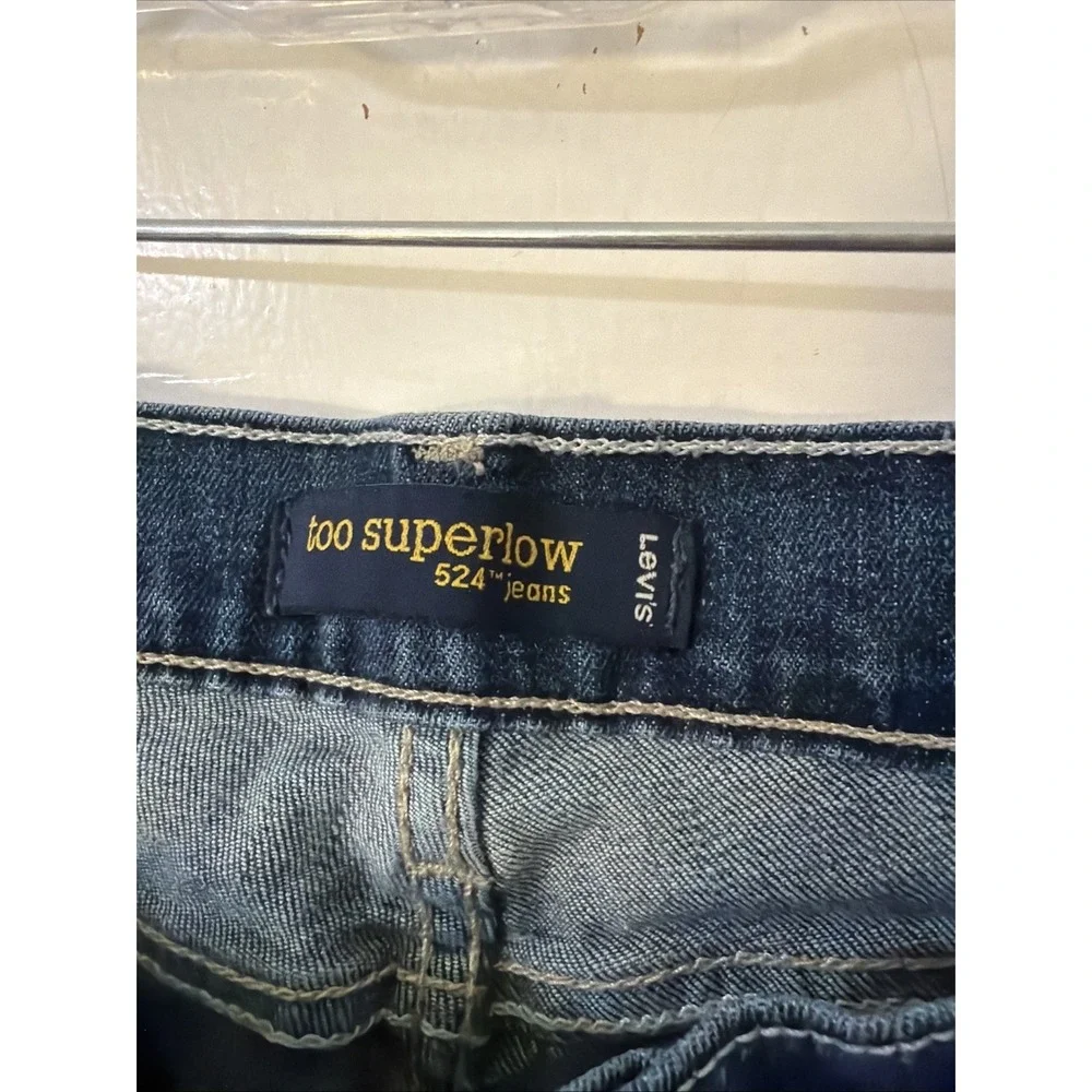 Levi's 524 Too Superlow Womens‎ Bootcut Jeans Blue Size 9M Denim Y2K